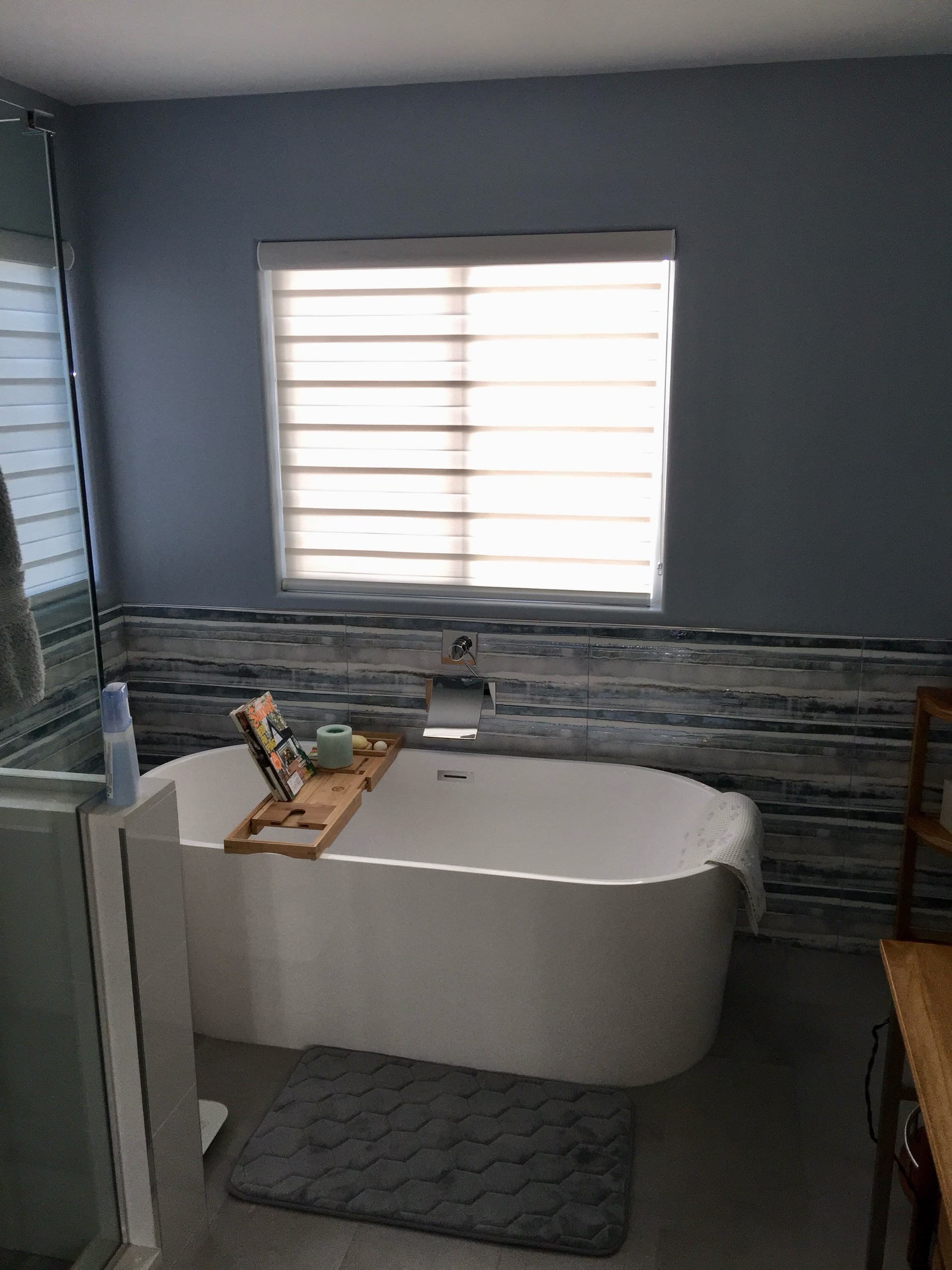 Chic Bathroom Remodel with Freestanding Tub image